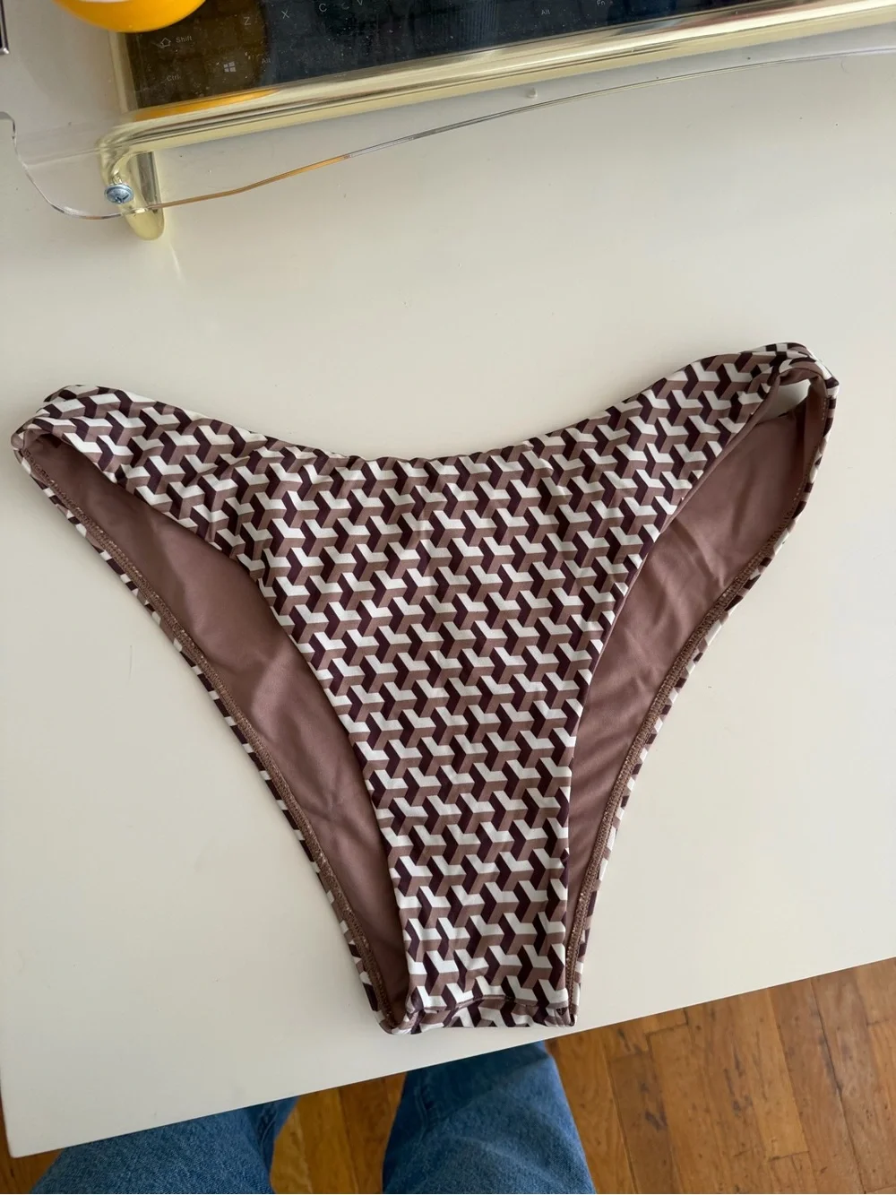 Monday Swimwear Husk Geo Byron Bikini Bottoms